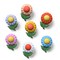 Buttons Galore and More Craft & Sewing Buttons - Floral Frenzy- 21 Buttons